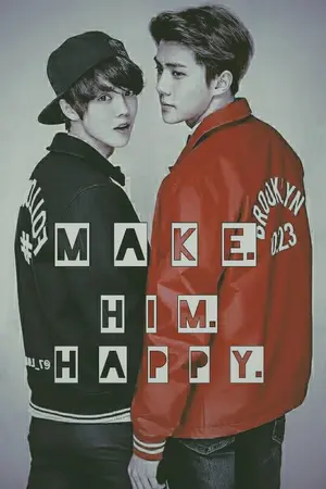 ปกนิยาย exo's fic { make him happy } #happyhunhan