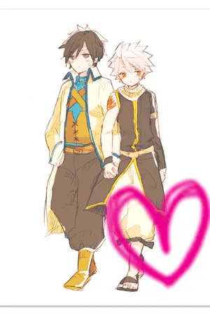 ปกนิยาย fic fairy tail gray x natsu (yaoi) รักนะรู้ตัวรึเปล่า