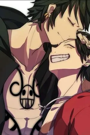 ปกนิยาย Fic one piece  Law x Luffy