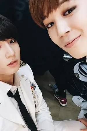 ปกนิยาย ฟิค BTS [ฉันอยู่ข้างๆนาย [min X kook]& V