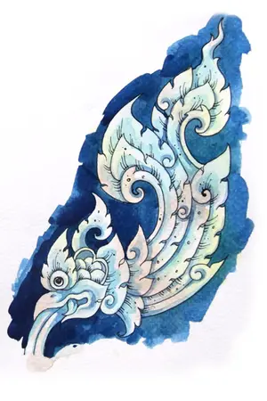 ปกนิยาย MANORA ; มโนราห์ ㅡ MARKBAM