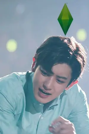 ปกนิยาย ( exo ) " ซิมส์ชาน " ( Chanbaek )