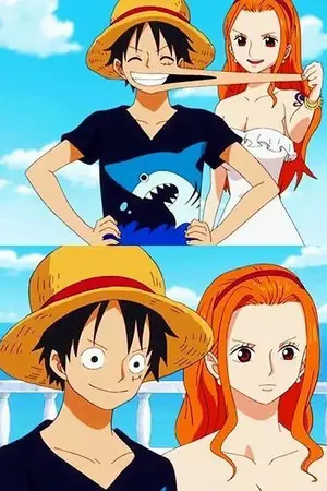 ปกนิยาย [Onepiece]รักแรกของฉันและเธอ Luffy&Nami