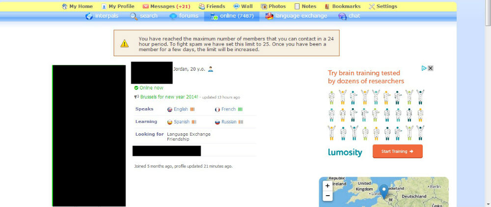 ใครเล่นเว็บ www.interpals.net นี้บ้างง ช่วยเราหน่อย | Dek-D.com