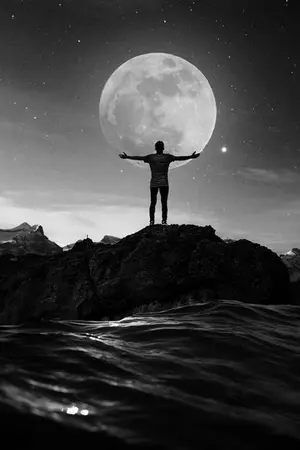 ปกนิยาย When i fall in love with the moon เด็กหนุ่มผู้หลงรักดวงจันทร์ (yaoi)