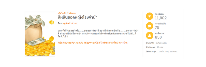 นิยายเรื่อง ลี่หลินยอดหญิงโรงจำนำ