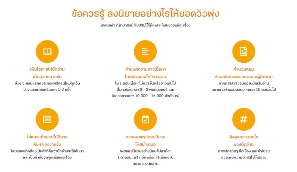 ลงนิยายอย่างไรให้ยอดวิวพุ่ง 