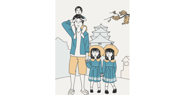 คุณพ่อเลี้ยงเดี่ยว และลูกๆ ที่น่ารักทั้งสามคน