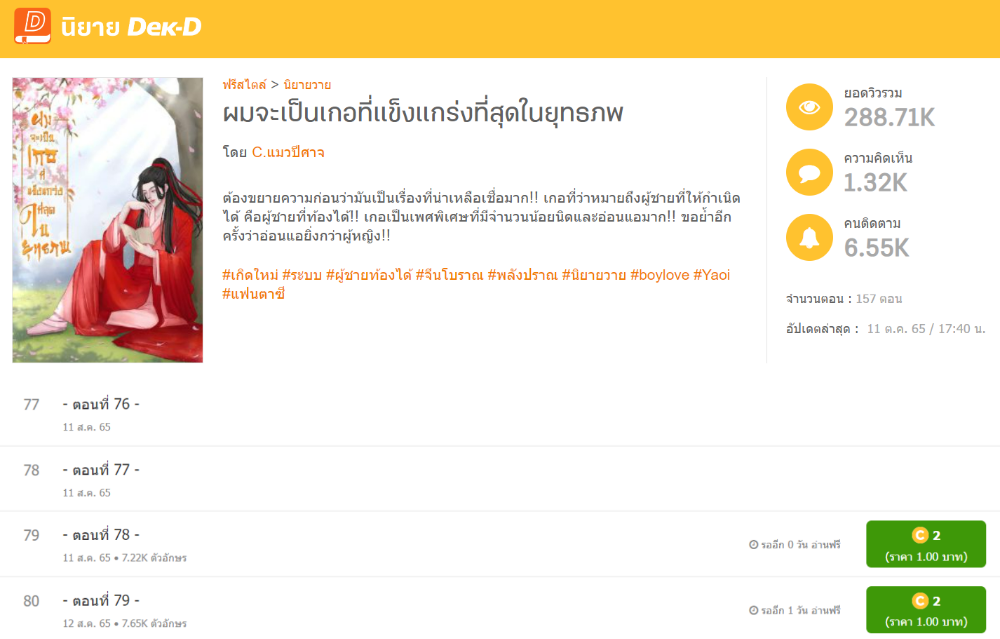 ขายนิยายออนไลน์ เพื่อหาเงินซื้อนิยายอีกที