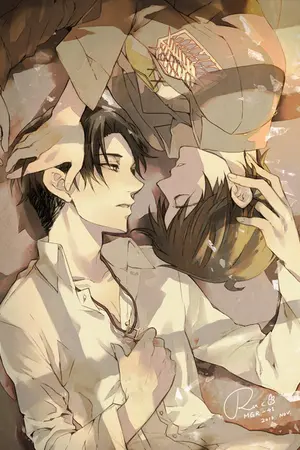 ปกนิยาย Attack on titan Fanfic.[H.B.D Projects.Levi x Eren]