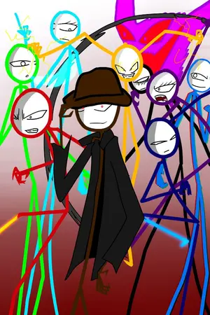 ปกนิยาย The Stick Man Fights: ไฟท์เดือดเหล่ามนุษย์ก้าง [สัปดาห์ละตอนเป็นอย่างต่ำ]