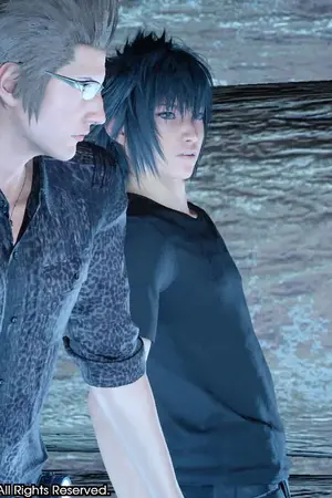 ปกนิยาย [FFXV Fanfic]  Silent wish : white night