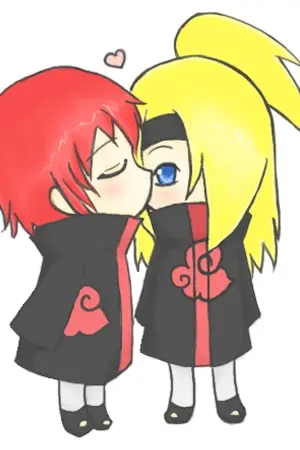 ปกนิยาย fic naruto SASODEI My life... [yaoi]