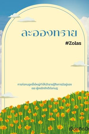 ปกนิยาย ละอองทราย