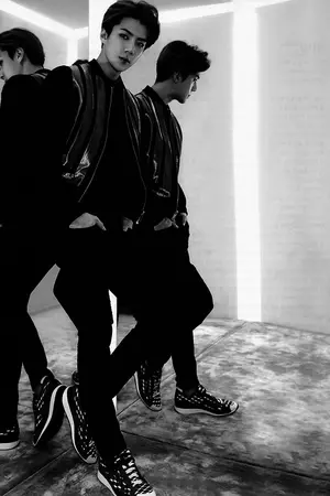 ปกนิยาย H I D E :ll: HUNHAN Ft.ALL EXO