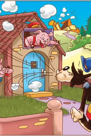 ปกนิยาย หมาป่า กับ ลูกหมูน้อย [Wolf and Little pig]