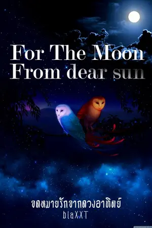 ปกนิยาย For the moon from dear sun  จดหมายรักจากดวงอาทิตย์