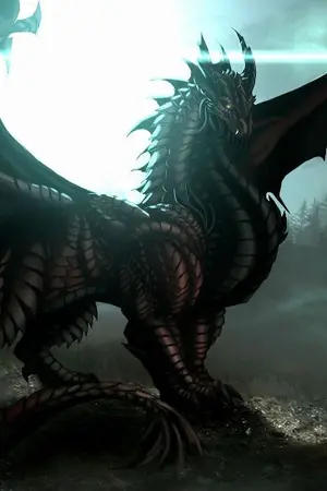 ปกนิยาย Black Dragon ตำนานราชันมังกรเพลิงแห่งรัตติกาล