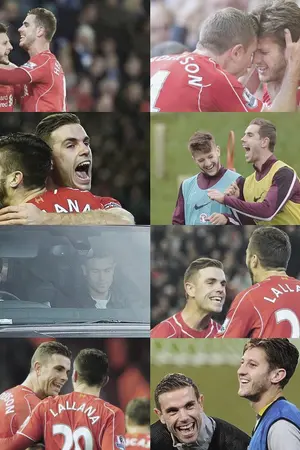 ปกนิยาย (ฟิครักนักบอล Yaoi Liverpool) I Fell in Love With My Best Friend [ Jordan Henderson x Adam Lallana ]