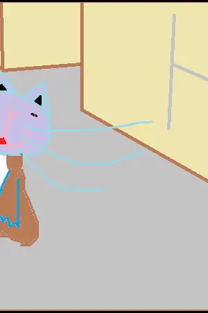 ปกนิยาย when I saw the cat เมื่อกระผมเห็นแมว