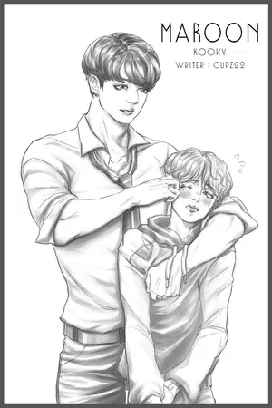 ปกนิยาย fic bts maroon (kookv)