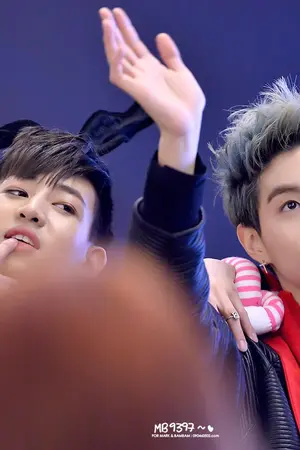 ปกนิยาย รักใสๆในสายรหัสเดียวกัน #MarkBam #Got7