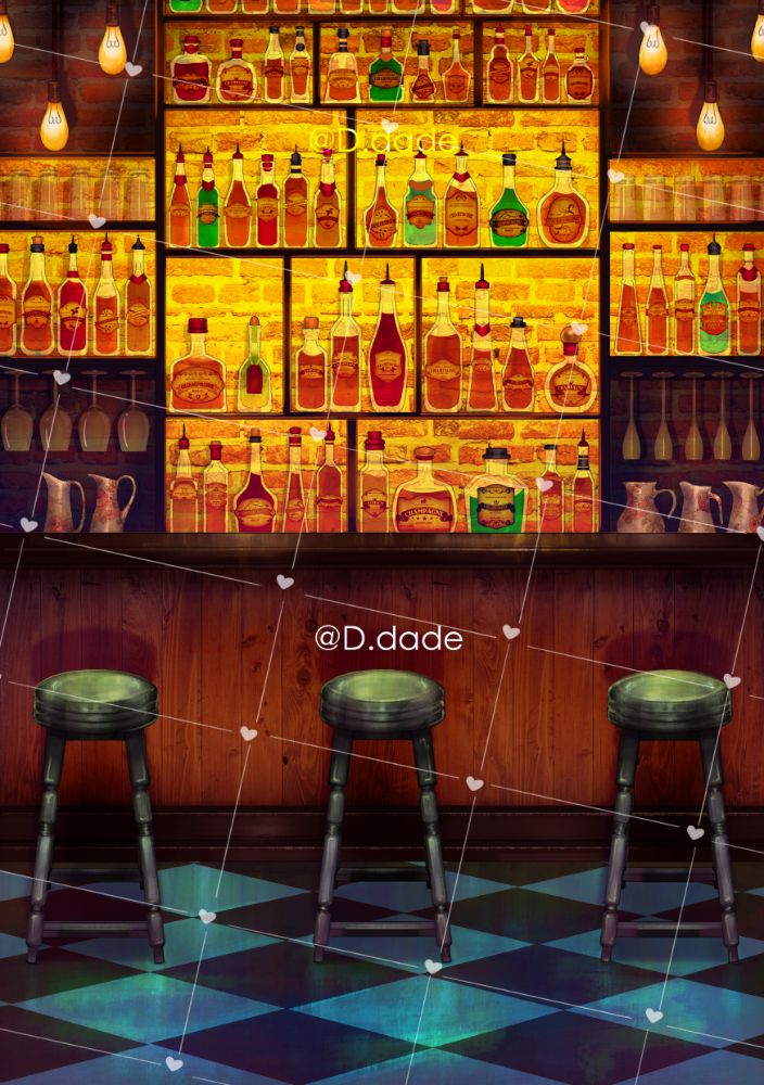 ขายงานฉาก P2U BAR BG SCENE ปกนิยาย/ภาพประกอบ