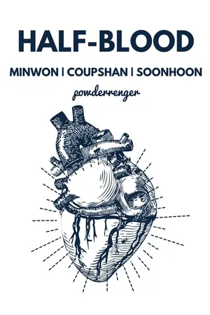 ปกนิยาย FIC SEVENTEEN ; โรงเรียนครึ่งเลือด (MINWON)