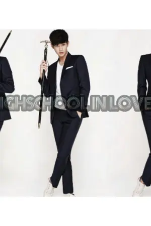 ปกนิยาย Highschool in love ll รักร้อนละลายใจของนายวายร้ายกับยัยอ่อนเเอ