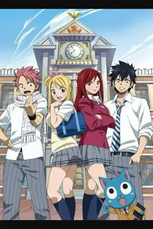 ปกนิยาย (Fairy Tail) Fairy Tail love high school แก๊งนักเรียนป่วนก๊วนเด็กแสบ