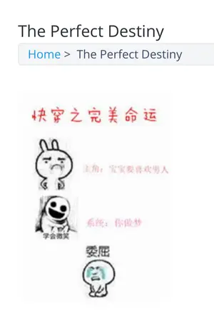 ปกนิยาย The perfect destiny. โชคชะตาที่แสนจะเพอร์เฟ็ค (นิยายแปล)