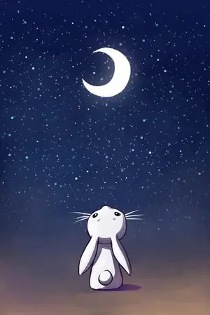 ปกนิยาย กระต่ายหลงรักดวงจันทร์