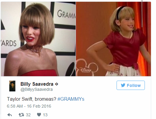 รวมเด็ด Taylor Swift ลุคสาวผมบ๊อบงาน Grammys 2016 :ที่ ...