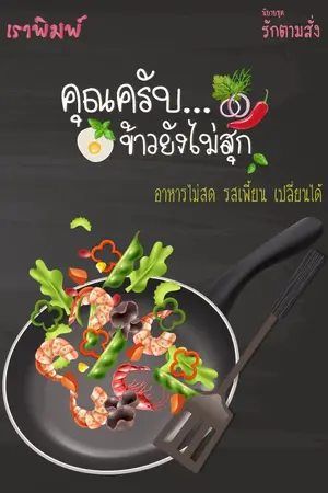 ปกนิยาย คุณครับ... ข้าวยังไม่สุก นิยายชุด รักตามสั่ง