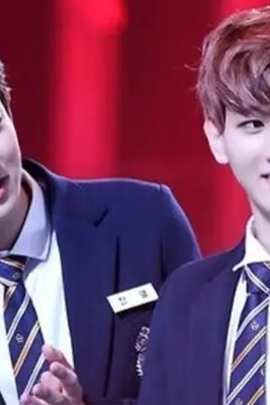 ปกนิยาย JUST KIDDING ( chanbaek)