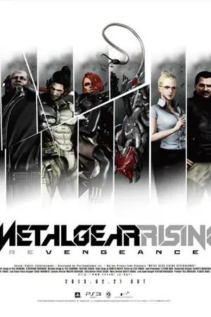 ปกนิยาย crossover gear rising revengeance ไซบอร์กละเลงเลือด