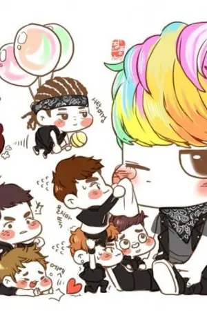 ปกนิยาย IDOL  ft.exo