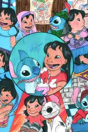 ปกนิยาย Lilo & Stitch Reboot Fanfic : ลิขิตรักข้ามจักรวาล