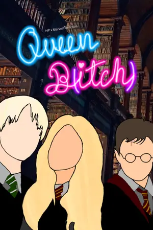 ปกนิยาย Harry Potter x Marvel Fan fiction "Queen B(itch)" (??/OC)