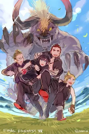 ปกนิยาย fanfic yaoi ffxv ชะตาลิขิต พิชิตจักกล (Rewrite)