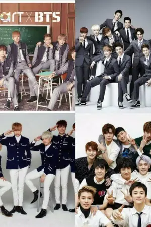 ปกนิยาย BNEG High School [feat.Got7,Nct,Bts,Exo]