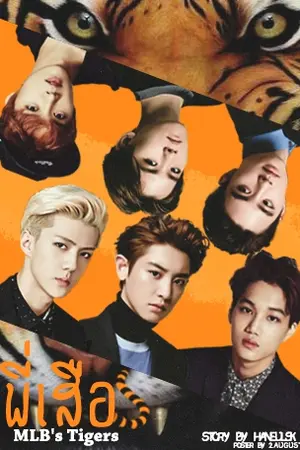 ปกนิยาย พี่เสือ MLB's Tigers ( chanbaek , hunhan , kaido ) ft.exo