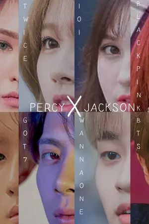 ปกนิยาย fic [Twice Blackpink Exo Bts Got7 ioi Wanna one Red velvet and more] X Percy Jackson 1