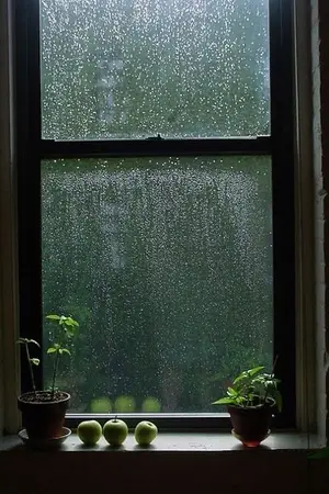 ปกนิยาย ฤดูฝันที่ฝนโปรย