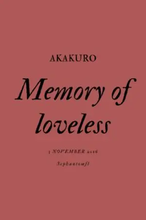 ปกนิยาย (KNB)♟Memory Of Loveless♟[Akakuro] Rewrite