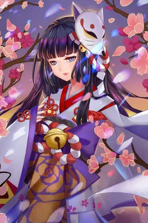 ปกนิยาย [YURI] ครึ่งอสูรอย่างข้ากับองเมียวจิอย่างเจ้า