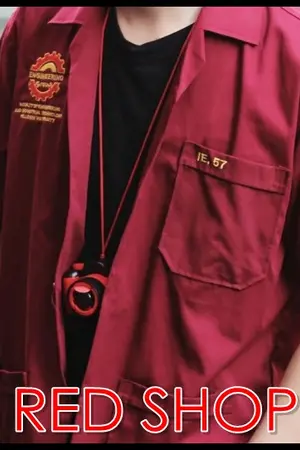 ปกนิยาย Red Shop ผู้ชายเสื้อช็อปแดงคนนั้นอ่ะ