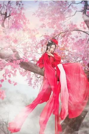 ปกนิยาย บุปผาเหมันต์สีชาด