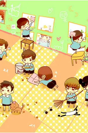 ปกนิยาย วันตลกๆของเหล่า {EXO} น้อย