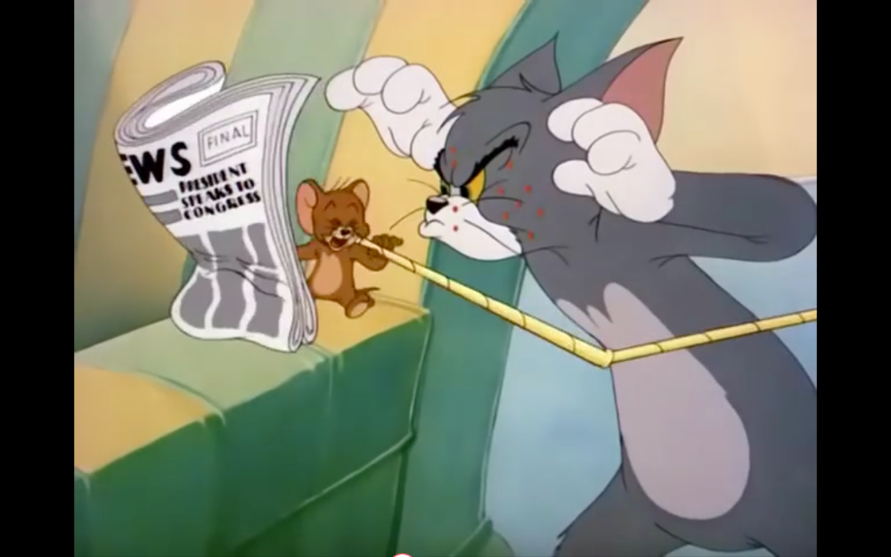Тома через. Том и Джерри 1949. Том и Джерри молоко. Том и Джерри шоу кот том. Том и Джерри с трубкой